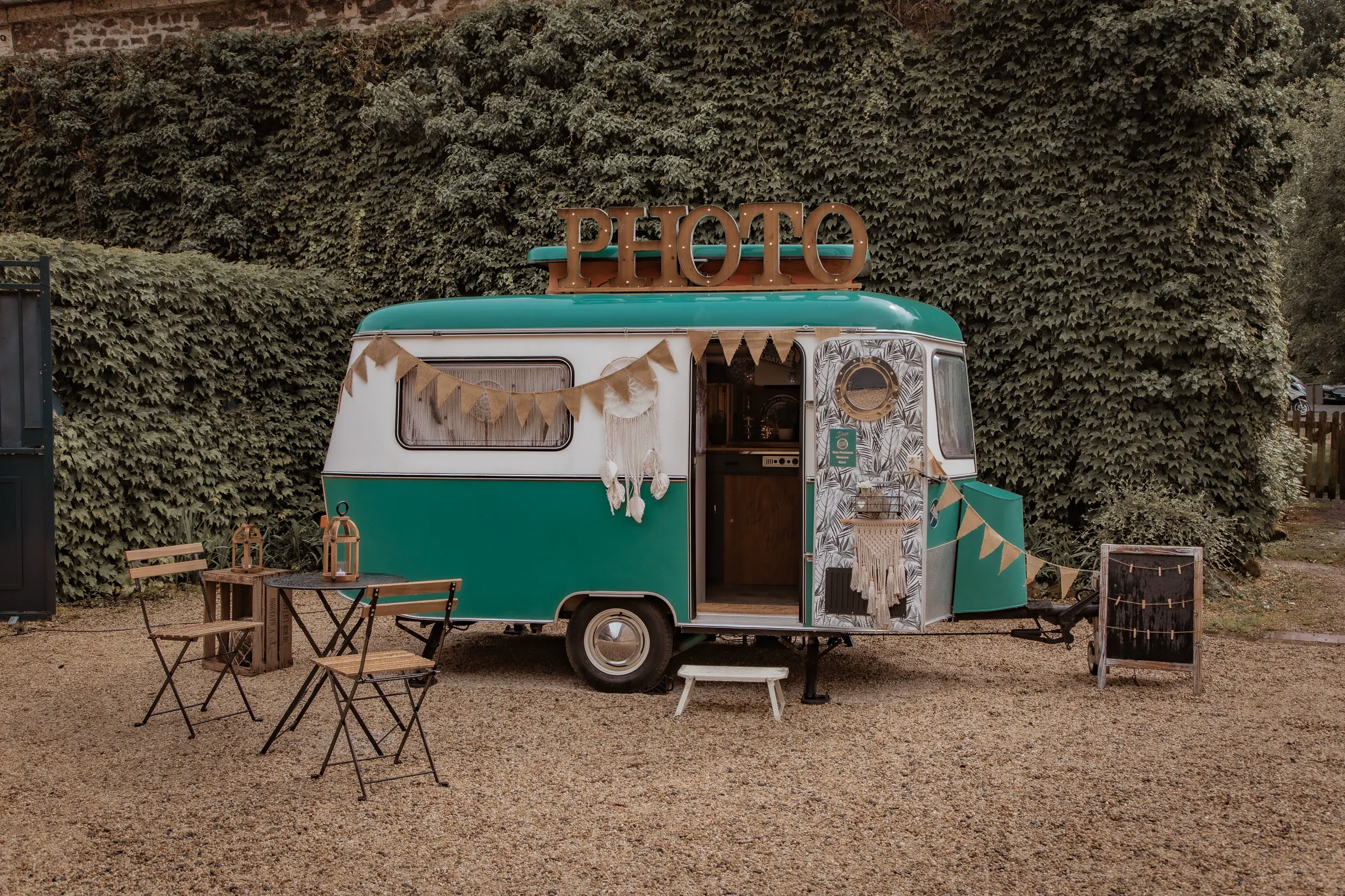 Dixie caravane photobooth vintage