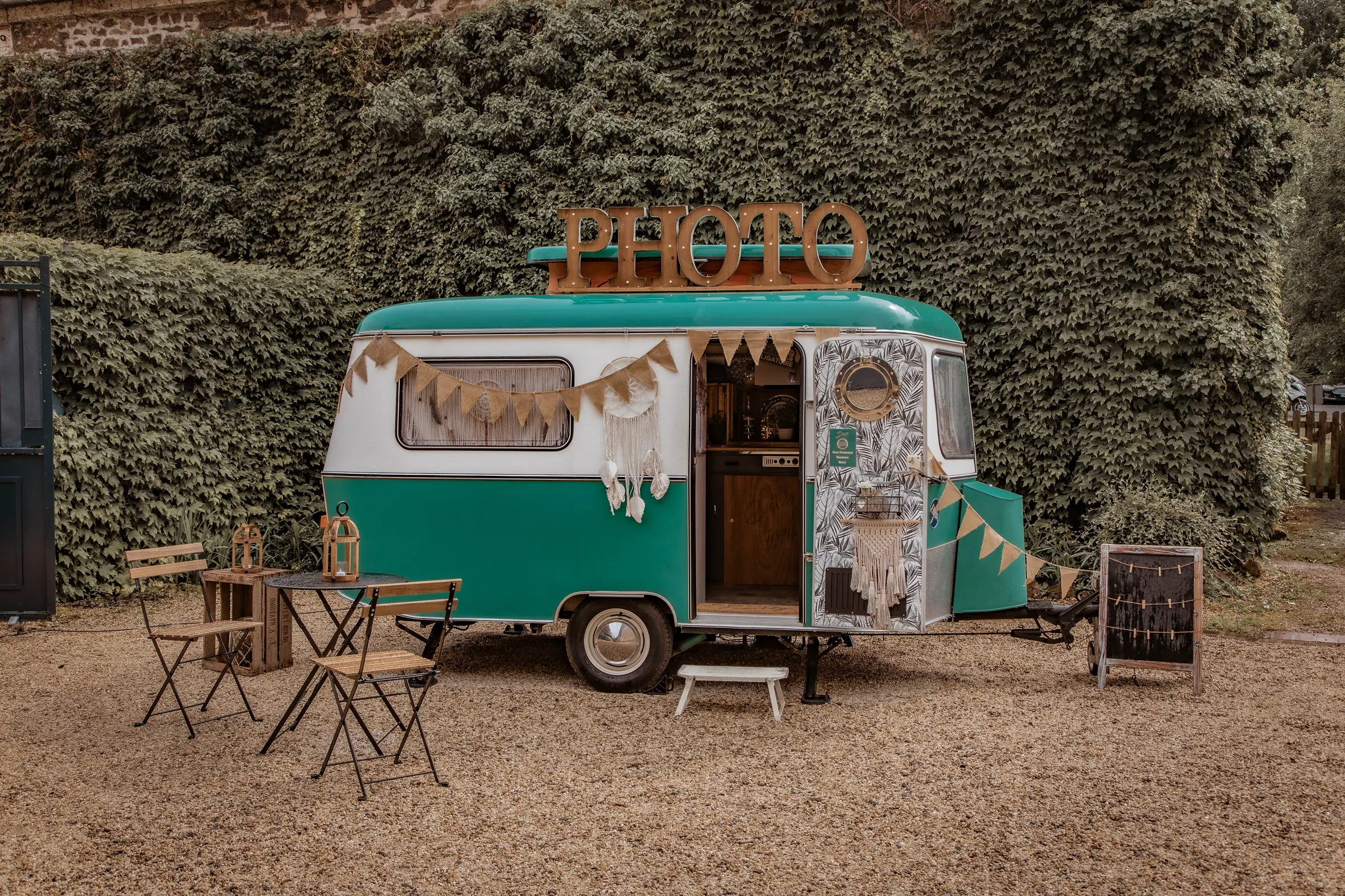 Dixie caravane photobooth vintage